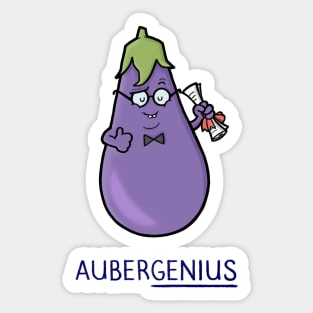 AuberGenius Sticker